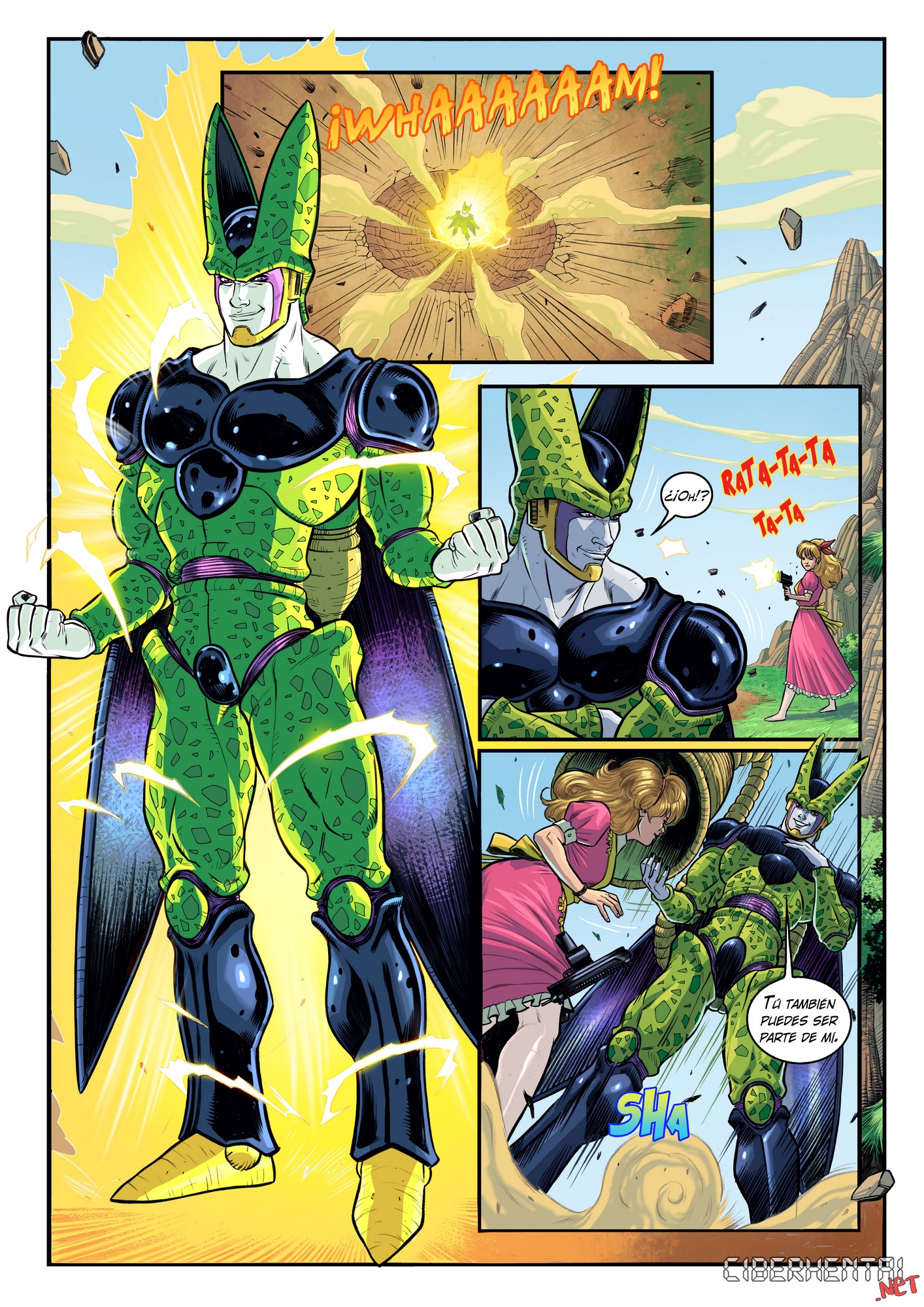[Geckup] Perfect Cell Appears! And Launch Too?! (Dragon Ball Z)