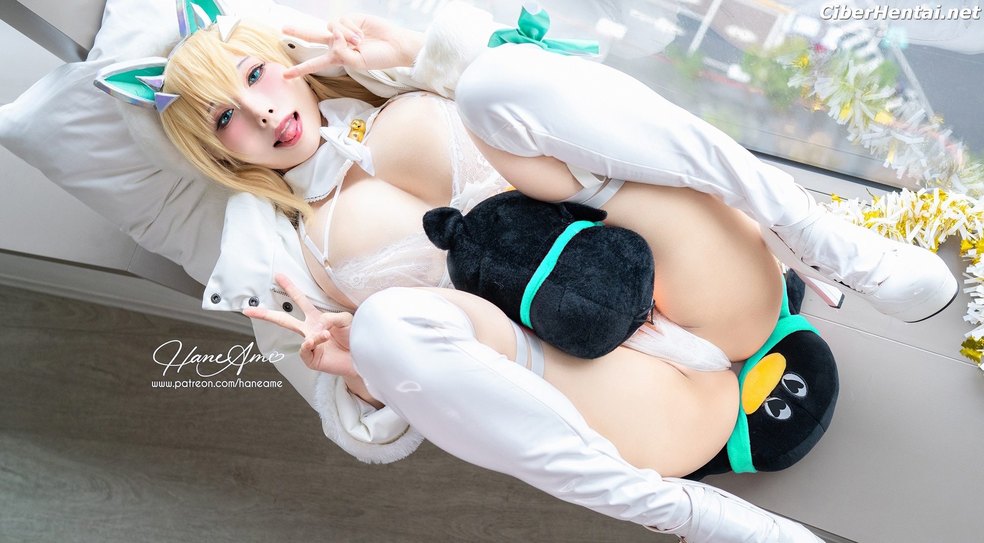 14476 雨波hane ame rupiee ero cosplay nikke www.ciberhentai.com cover